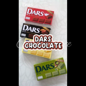 Morinaga DARS Chocolate Japan - Dars Coklat Khas Jepang - Morinaga Cokelat Jepang 42g - DARS Dark Chocolate  - DARS White Chocolate  - DARS Milk Chocolate - DARS Green Tea