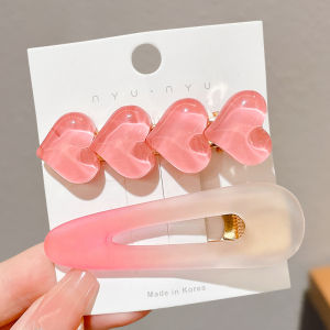 NING ZHOU | Cute Forehead Pink Stars Hair Clip