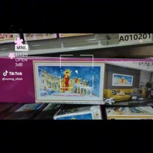 [Tặng bút 9v] Tranh đính đá chủ đề Phật Tây Phương - KT 135x75cm - tranh chưa đính  LV206 VS240 VS479 DF2923