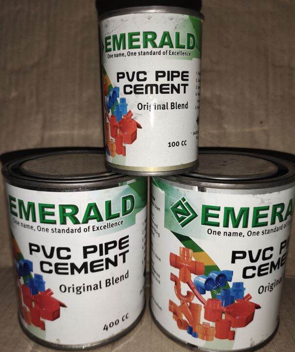 EMERALD PVC PIPE CEMENT 100cc Lazada PH