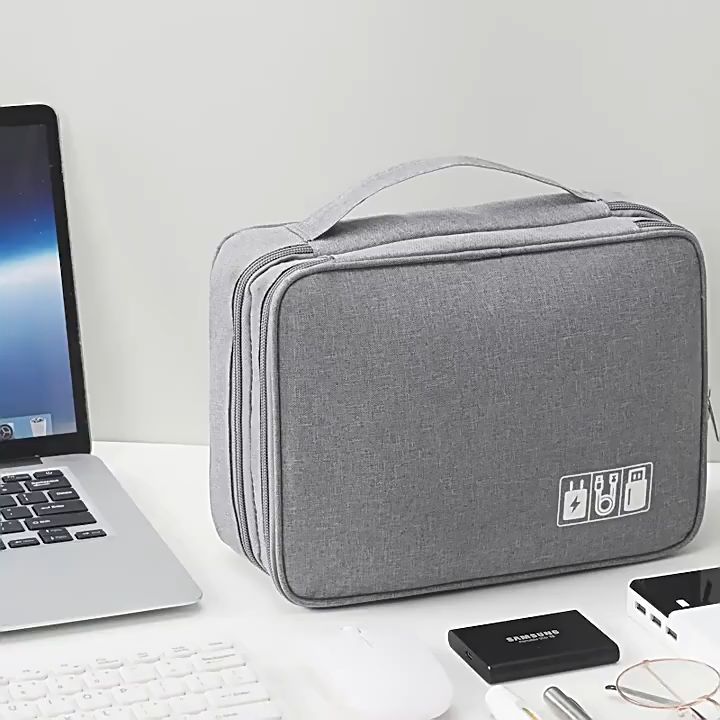 Gadget Bag Travel Organizer Bag for Electronic Storage Protective Case Digital Accessories Organiser Cable Pouch Beg