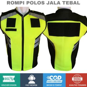 Rompi Security Rompi Satpam Bahan Jaring Tebal