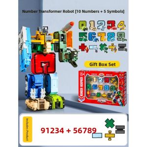 FUZAO | Transformable Robot Toy for Boys 3-6 Years Old 7-Piece Building Set