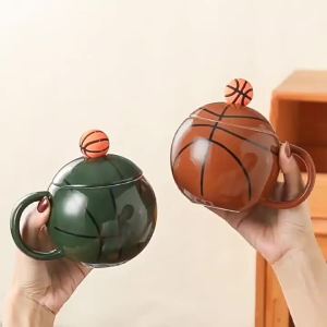 TILAIEN | Basketball Themed Ceramic Mug for Men Gift