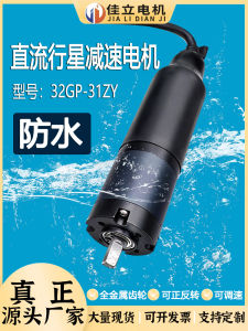 Waterproof Miniature Planetary Direct Current Reducing Motor 12v24v Low Speed High Torque Micro Small Speed Regulation Motor