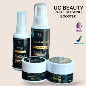UC BEAUTY SKINCARE GLOWING BOOSTER BPOM DAN HALAL