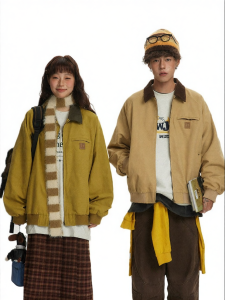 JNXS | American Retro Loose Fit Worker Jacket