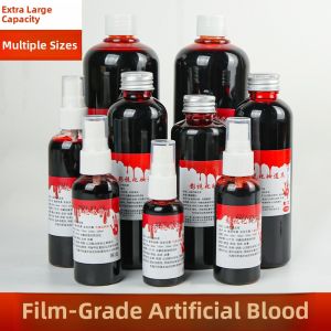 Halloween Makeup Decoration Props Fake Blood Film Prank Spitting Capsule Artificial Actor Special Use Magic Performance Supplies