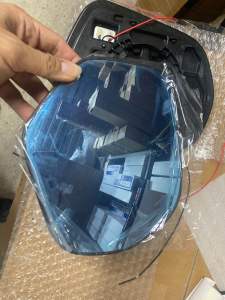 Mặt gương sấy 5 chức năng dùng chung Mitsubishi Pajero Triton 2019-2023