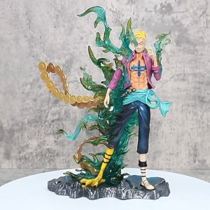 Mô Hình One Piece Marco dáng đứng hoá phượng hoàng lửa xanh siêu ngầu cao 34cm nặng 800g - Vũ mô hình Figure OnePiece