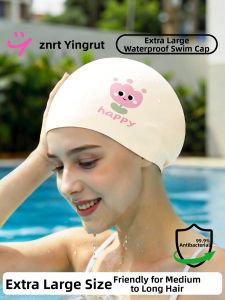 INRT | Extra Large Non-Tight Comfort Silicone Water-Resistant Swimming Cap