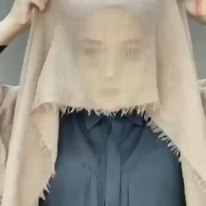 Pashmina Crinkle Cotton Hijab Phasmina Kusut Jilbab Pasmina Crinkle Terbaru Krudung Wanita Muslim