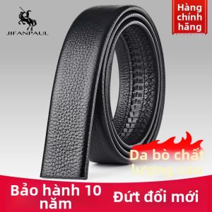 JIFANPAUL | Leather Belt for Young Men Auto Buckle