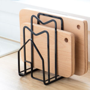 Racks for Pot Lids Kitchen Multi-Functional Pot Lid Rack Placement Device Chopping Board Storage Rack Cutting Board and Chopping Board Stand Storage Rack