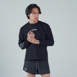Terrel Sportswear Adapt Unshaken Long Sleeve Black Man