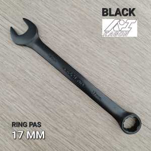 KUNCI RING PAS 17MM KI KAGON FULL BLACK HITAM CR-V 2415B