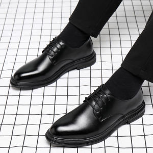 JIFANPAUL | Leather Business Dress Shoes Autumn Breathable Height Increasing