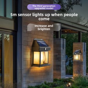 MONLEYTA | Outdoor Waterproof Solar Wall Light with Motion Sensor