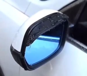 2 pieces of waterproof sunshade for car side mirrors and rain cover for car rear view side suitable for all cars