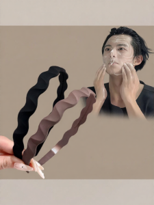 NING ZHOU | Slip-resistant Teeth Headband for Face Washing Men High Top Appearance