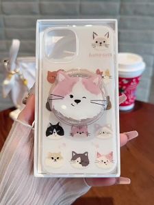 QIQIAN | Ốp Lưng Điện Thoại Có Đế Đứng Hình Hoạt Hình Dễ Thương Có Tính Năng Từ Tính