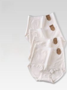 Miiow | Pregnant Women Cotton Underwear High Waist Briefs Womens Pure Cotton Triangle Shorts Anti-Bacterial Comfortable Maternity Panties