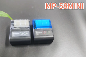 printer thermal bluetooth 58mm Receipt printer buat hp Mobile Portable Printer mesin print struk mini Free 3 Roll Kertas