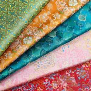 Chinese Style Vintage Brocade Fabric DIY Hair Clips Accessories
