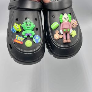 10Pcs/Set Cartoon The Hulk Crocs Jibbitz Charms Shoes Flower Shoes Buckle Removable Shoe Accessories Decoration for Crocs