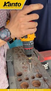 KANTO สว่านกระแทกไร้สาย 3 ระบบ 20V รุ่น KT-POWER-DR03 | สว่านไร้สาย | ขนาดหัวจับ 10 มม. | แรงบิด 45N.m | ระบบเกียร์ 2 ระดับ