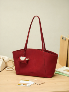 Josiny | Red Womens Tote Bag Single Crossbody