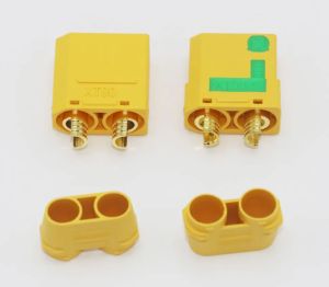 มอเตอร์ XT90-S ไร้แปรงถ่านสำหรับผู้ชายแบตเตอรี่สำหรับ RC Lipo แบตเตอรีส์แบบ XT90S 1/2คู่