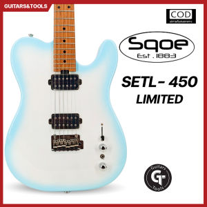 Sqoe SETL-450 Glacier blue | กีตาร์ไฟฟ้า 22frets telecaster 🎉มีเก็บปลายทาง