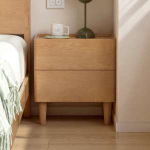 WEISHA | Solid Wood Small Bedside Table