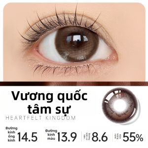 Mắt Kính Kontakt Có Màu Đường Kính Lớn Dùng Một Ngày 20 Cái