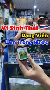 "Hoàn tiền đến 10%" (1 VIÊN) CHẾ PHẨM VI SINH AQUA RX5000 THÁI LAN 365 NGÀY KHÔNG CẦN THAY NƯỚC