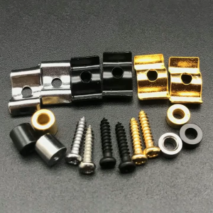 1 Pair Of String Trees/Retainers Electric Guitar With Screw String Guides For Fender ST SQ Series