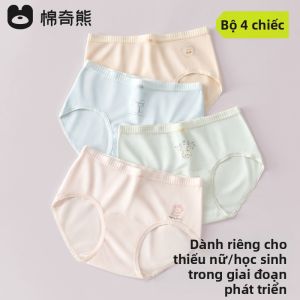MIANQIXIONG | Quần Lót Tam Giác Cotton A-Class Cho Bé Gái Thanh Thiếu Niên