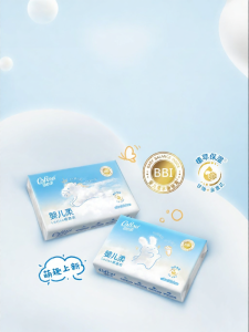 COROU | Moisturizing Lotion Soft Facial Tissue for Babies 15 Packs
