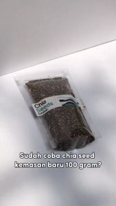 Biji Chia Organik 100gr Rempah JSR untuk Diet Black Chiaseed Original Chia Seed Premium