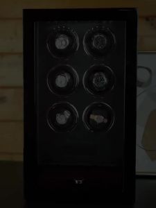 BLUETIDE Watch Winder For Automatic Watches Box Wood Watch Display Shaker 2/4/6 Slot+Drawer