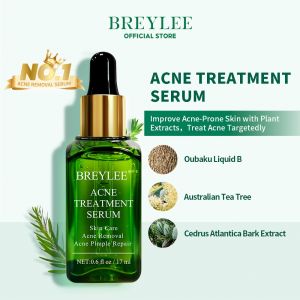 BREYLEE Acne Treatment Serum Anti-Acne Scar Removal Cream Remove Acne Marks Essence Skin Care Acne Control Serum Scar Cure Cream Whitening Repair Pimple 17ml