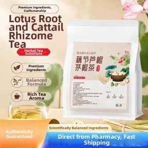 QIAOSHANGU | Fresh LuGen Lotus Root BaiMao Gen Combination Herbal Tea