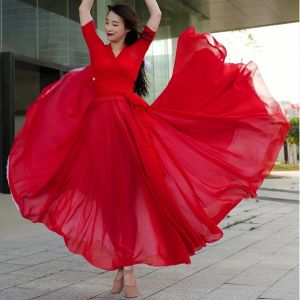 Belly Dance Accessories Modern Dance Fusion Style Swing Costume Practice Oriental Dance Fairy Skirt