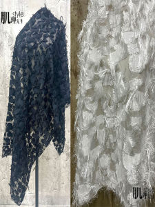 Vải Thêu Tua Rua Lông Vũ Mềm Mại Thân Thiện Với Da Thiết Kế Cho Mùa Hè DIY Trang Trí Váy Vải Chuyên Nghiệp Thương Mại