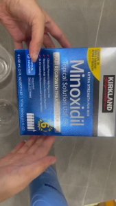 100% Original Kirkland Minoxidil 5% Extra Strength Hair Regrowth Topical Solution for Men - 6 Months Supply (6x60ml Bottles) with Dropper