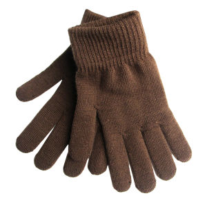 Winter Warm Gloves Five Fingers Touch-screen Knitted Thick Gloves Outdoor Cycling Students Windproof Finger Covers