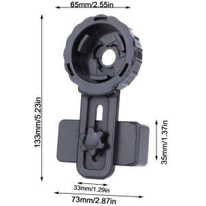 Spotting Scope Smartphone Camera Adapter Telescope Camera Adapter Cell Phone Adapter Mount for Binocular Monocular Quick Aligned