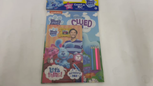 Blues Clues Activity Pack With 4 Colour Pencils Colouring Book Activity Pad