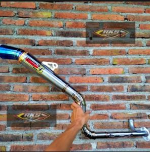 KNALPOT RACING DAENG sei4 Thailand Vario 125/150 BEAT SECOOPY VARIO 110 LEHER ATAS ANTI GASROK